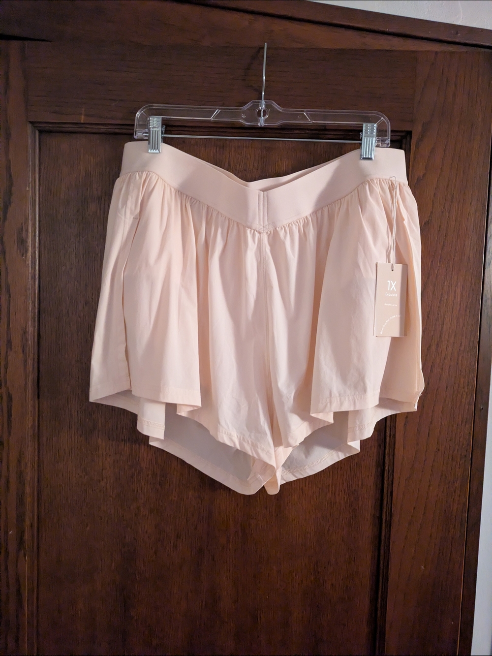 POPFLEX Super Slit Shorts Tutu Pink - 1X NWT